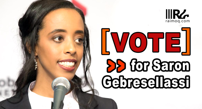 Vote for Saron Gebresellassi for mayor of Toronto