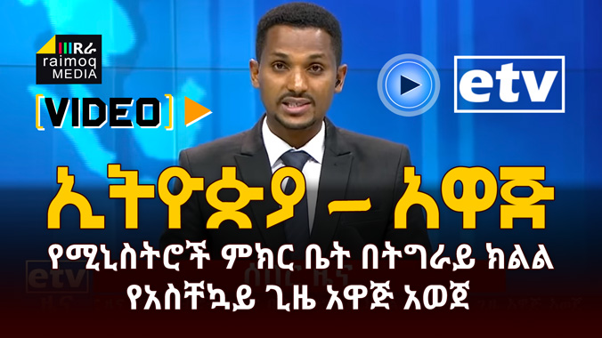 [VIDEO] Ethiopia declares state of emergency in northern Tigray region