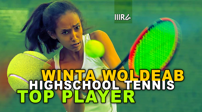 Winta Woldeab Highschool tennis, one of the top players in San Diego High school.