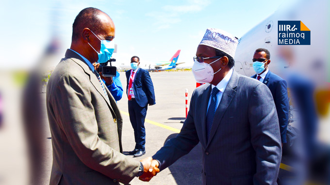 [ERITREA] Somalia’s President Mohammed A. Mohammed arrived in Asmara