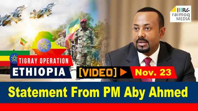 [VIDEO]Statement From Prime Minster Aby Ahmed
