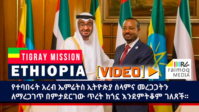 [VIDEO] The United Arab Emirates (UAE) backed Ethiopian Government