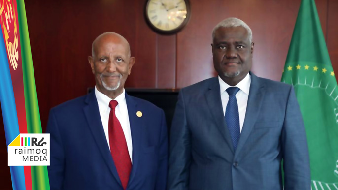 H.E. Ambassador Araia Desta met the Chairperson of the AU Commission