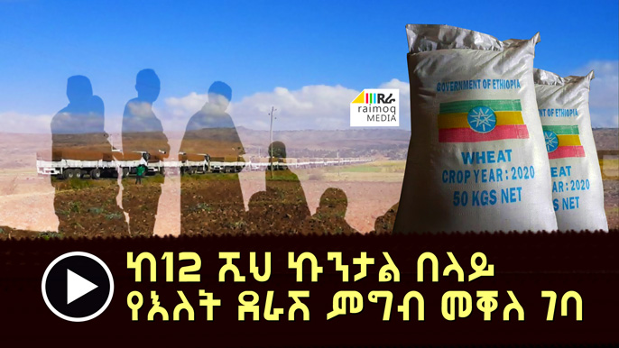 [VIDEO] More than 12,000 quintals of food Aid for Tigray Region