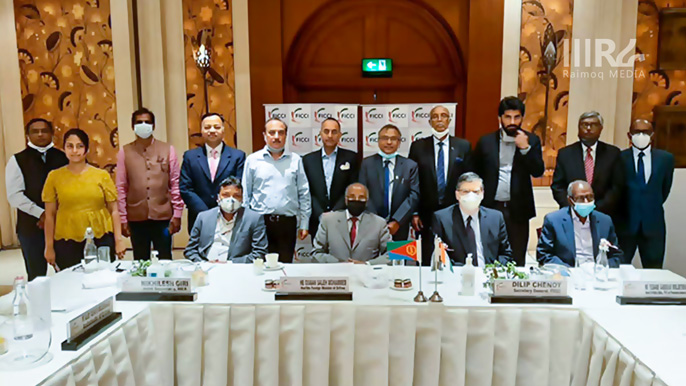 Eritrea’s delegation met Indian Business leaders