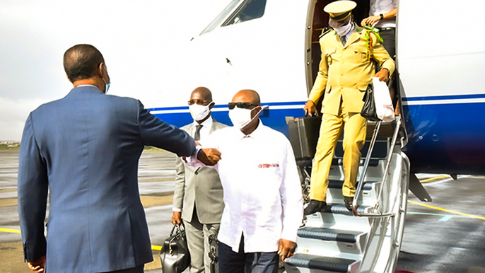 President of the Republic of Guinea, Alpha Conte visit ERITREA