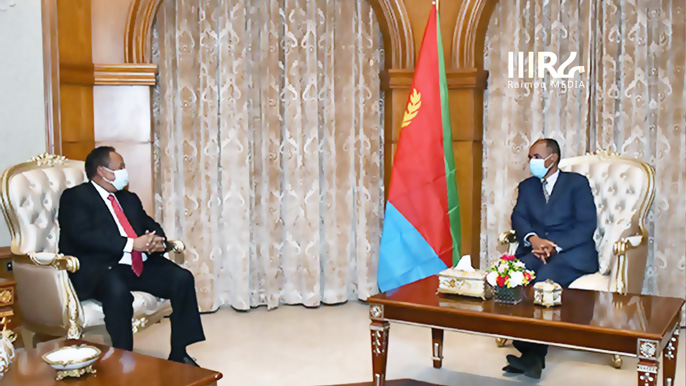 Eritrea and Sudan agreed to strengthen regional relations