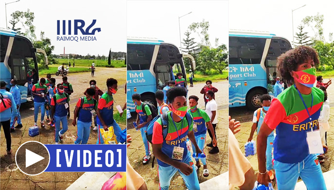 [VIDEO] Eritrean National Soccer team arrived in Bahir Dar International Stadium